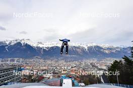 04.01.2022, Innsbruck, Austria (AUT): Junshiro Kobayashi (JPN) - FIS world cup ski jumping men, four hills tournament, individual HS130, Innsbruck (AUT). www.nordicfocus.com. © Reichert/NordicFocus. Every downloaded picture is fee-liable.