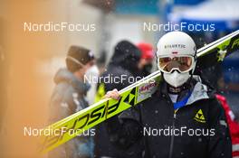 05.01.2022, Bischofshofen, Austria (AUT): Andrzej Stekala (POL) - FIS world cup ski jumping men, four hills tournament, individual HS142, Bischofshofen (AUT). www.nordicfocus.com. © Reichert/NordicFocus. Every downloaded picture is fee-liable.