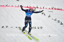 05.01.2022, Bischofshofen, Austria (AUT): Karl Geiger (GER) - FIS world cup ski jumping men, four hills tournament, individual HS142, Bischofshofen (AUT). www.nordicfocus.com. © Reichert/NordicFocus. Every downloaded picture is fee-liable.