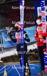 06.01.2022, Bischofshofen, Austria (AUT): Marius Lindvik (NOR) - FIS world cup ski jumping men, four hills tournament, individual HS142, Bischofshofen (AUT). www.nordicfocus.com. © Reichert/NordicFocus. Every downloaded picture is fee-liable.