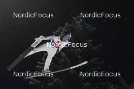 06.01.2022, Bischofshofen, Austria (AUT): Marius Lindvik (NOR) - FIS world cup ski jumping men, four hills tournament, individual HS142, Bischofshofen (AUT). www.nordicfocus.com. © Reichert/NordicFocus. Every downloaded picture is fee-liable.