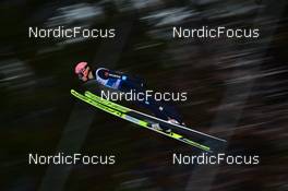 06.01.2022, Bischofshofen, Austria (AUT): Karl Geiger (GER) - FIS world cup ski jumping men, four hills tournament, individual HS142, Bischofshofen (AUT). www.nordicfocus.com. © Reichert/NordicFocus. Every downloaded picture is fee-liable.