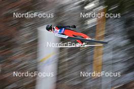 06.01.2022, Bischofshofen, Austria (AUT): Casey Larson (USA) - FIS world cup ski jumping men, four hills tournament, individual HS142, Bischofshofen (AUT). www.nordicfocus.com. © Reichert/NordicFocus. Every downloaded picture is fee-liable.