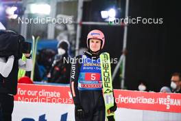 05.01.2022, Bischofshofen, Austria (AUT): Karl Geiger (GER) - FIS world cup ski jumping men, four hills tournament, individual HS142, Bischofshofen (AUT). www.nordicfocus.com. © Reichert/NordicFocus. Every downloaded picture is fee-liable.