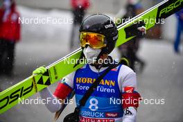 05.01.2022, Bischofshofen, Austria (AUT): Valentin Foubert (FRA) - FIS world cup ski jumping men, four hills tournament, individual HS142, Bischofshofen (AUT). www.nordicfocus.com. © Reichert/NordicFocus. Every downloaded picture is fee-liable.