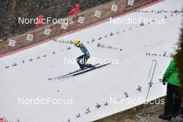 08.01.2022, Bischofshofen, Austria (AUT): Ilya Mankov (RUS) - FIS world cup ski jumping men, individual HS142, Bischofshofen (AUT). www.nordicfocus.com. © Reichert/NordicFocus. Every downloaded picture is fee-liable.