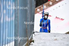 08.01.2022, Bischofshofen, Austria (AUT): Nikita Devyatkin (KAZ) - FIS world cup ski jumping men, individual HS142, Bischofshofen (AUT). www.nordicfocus.com. © Reichert/NordicFocus. Every downloaded picture is fee-liable.