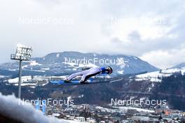 08.01.2022, Bischofshofen, Austria (AUT): Halvor Egner Granerud (NOR) - FIS world cup ski jumping men, individual HS142, Bischofshofen (AUT). www.nordicfocus.com. © Reichert/NordicFocus. Every downloaded picture is fee-liable.