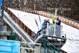 08.01.2022, Bischofshofen, Austria (AUT): Constantin Schmid (GER) - FIS world cup ski jumping men, individual HS142, Bischofshofen (AUT). www.nordicfocus.com. © Reichert/NordicFocus. Every downloaded picture is fee-liable.
