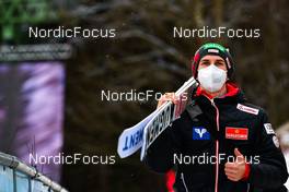 08.01.2022, Bischofshofen, Austria (AUT): Daniel Tschofenig (AUT) - FIS world cup ski jumping men, individual HS142, Bischofshofen (AUT). www.nordicfocus.com. © Reichert/NordicFocus. Every downloaded picture is fee-liable.