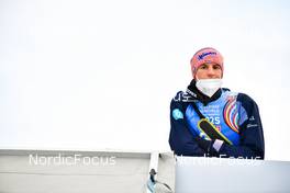 08.01.2022, Bischofshofen, Austria (AUT): Karl Geiger (GER) - FIS world cup ski jumping men, individual HS142, Bischofshofen (AUT). www.nordicfocus.com. © Reichert/NordicFocus. Every downloaded picture is fee-liable.