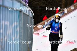 08.01.2022, Bischofshofen, Austria (AUT): Sabirzhan Muminov (KAZ) - FIS world cup ski jumping men, individual HS142, Bischofshofen (AUT). www.nordicfocus.com. © Reichert/NordicFocus. Every downloaded picture is fee-liable.
