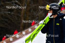 08.01.2022, Bischofshofen, Austria (AUT): Valentin Foubert (FRA) - FIS world cup ski jumping men, individual HS142, Bischofshofen (AUT). www.nordicfocus.com. © Reichert/NordicFocus. Every downloaded picture is fee-liable.