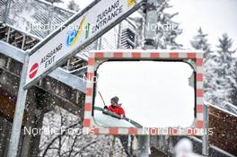 09.01.2022, Bischofshofen, Austria (AUT): feature: staff at the inrun - FIS world cup ski jumping men, team HS142, Bischofshofen (AUT). www.nordicfocus.com. © Reichert/NordicFocus. Every downloaded picture is fee-liable.