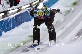 09.01.2022, Bischofshofen, Austria (AUT): Timi Zajc (SLO) - FIS world cup ski jumping men, team HS142, Bischofshofen (AUT). www.nordicfocus.com. © Reichert/NordicFocus. Every downloaded picture is fee-liable.