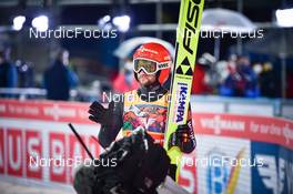 09.01.2022, Bischofshofen, Austria (AUT): Markus Eisenbichler (GER) - FIS world cup ski jumping men, team HS142, Bischofshofen (AUT). www.nordicfocus.com. © Reichert/NordicFocus. Every downloaded picture is fee-liable.