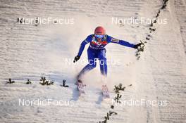 09.01.2022, Bischofshofen, Austria (AUT): Dawid Kubacki (POL) - FIS world cup ski jumping men, team HS142, Bischofshofen (AUT). www.nordicfocus.com. © Reichert/NordicFocus. Every downloaded picture is fee-liable.