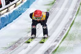 09.01.2022, Bischofshofen, Austria (AUT): Markus Eisenbichler (GER) - FIS world cup ski jumping men, team HS142, Bischofshofen (AUT). www.nordicfocus.com. © Reichert/NordicFocus. Every downloaded picture is fee-liable.