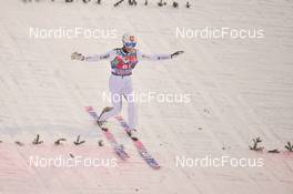 09.01.2022, Bischofshofen, Austria (AUT): Daniel Andre Tande (NOR) - FIS world cup ski jumping men, team HS142, Bischofshofen (AUT). www.nordicfocus.com. © Reichert/NordicFocus. Every downloaded picture is fee-liable.