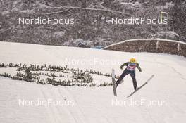 09.01.2022, Bischofshofen, Austria (AUT): Ilya Mankov (RUS) - FIS world cup ski jumping men, team HS142, Bischofshofen (AUT). www.nordicfocus.com. © Reichert/NordicFocus. Every downloaded picture is fee-liable.