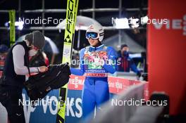 09.01.2022, Bischofshofen, Austria (AUT): Keiichi Sato (JPN) - FIS world cup ski jumping men, team HS142, Bischofshofen (AUT). www.nordicfocus.com. © Reichert/NordicFocus. Every downloaded picture is fee-liable.