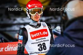 22.01.2022, Titisee-Neustadt, Germany (GER): Fettner Manuel (AUT) - FIS world cup ski jumping men, individual HS142, Titisee-Neustadt (GER). www.nordicfocus.com. © Volk/NordicFocus. Every downloaded picture is fee-liable.