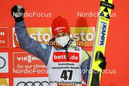 22.01.2022, Titisee-Neustadt, Germany (GER): Eisenbichler Markus (GER) - FIS world cup ski jumping men, individual HS142, Titisee-Neustadt (GER). www.nordicfocus.com. © Volk/NordicFocus. Every downloaded picture is fee-liable.