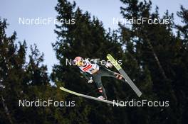 22.01.2022, Titisee-Neustadt, Germany (GER): Huber Daniel (AUT) - FIS world cup ski jumping men, individual HS142, Titisee-Neustadt (GER). www.nordicfocus.com. © Volk/NordicFocus. Every downloaded picture is fee-liable.