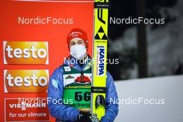 23.01.2022, Titisee-Neustadt, Germany (GER): Markus Eisenbichler (GER) - FIS world cup ski jumping men, individual HS142, Titisee-Neustadt (GER). www.nordicfocus.com. © Volk/NordicFocus. Every downloaded picture is fee-liable.