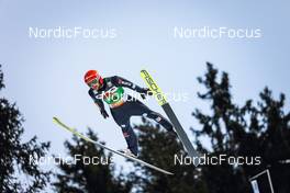 23.01.2022, Titisee-Neustadt, Germany (GER): Markus Eisenbichler (GER) - FIS world cup ski jumping men, individual HS142, Titisee-Neustadt (GER). www.nordicfocus.com. © Volk/NordicFocus. Every downloaded picture is fee-liable.