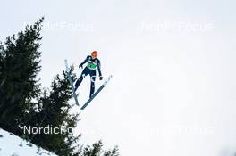 23.01.2022, Titisee-Neustadt, Germany (GER): David Siegel (GER) - FIS world cup ski jumping men, individual HS142, Titisee-Neustadt (GER). www.nordicfocus.com. © Volk/NordicFocus. Every downloaded picture is fee-liable.