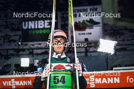 23.01.2022, Titisee-Neustadt, Germany (GER): Stefan Kraft (AUT) - FIS world cup ski jumping men, individual HS142, Titisee-Neustadt (GER). www.nordicfocus.com. © Volk/NordicFocus. Every downloaded picture is fee-liable.