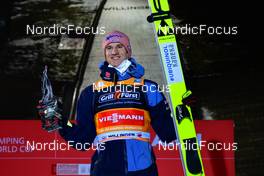 30.01.2022, Willingen, Germany (GER): Karl Geiger (GER), (l-r) - FIS world cup ski jumping men, individual HS145, Willingen (GER). www.nordicfocus.com. © Reichert/NordicFocus. Every downloaded picture is fee-liable