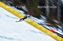 28.01.2022, Willingen, Germany (GER): Josephine Pagnier (FRA) - FIS world cup ski jumping men, mixed team HS145, Willingen (GER). www.nordicfocus.com. © Reichert/NordicFocus. Every downloaded picture is fee-liable