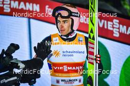 28.01.2022, Willingen, Germany (GER): Stefan Kraft (AUT) - FIS world cup ski jumping men, mixed team HS145, Willingen (GER). www.nordicfocus.com. © Reichert/NordicFocus. Every downloaded picture is fee-liable