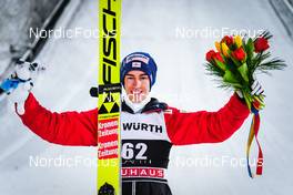 25.02.2022, Lahti, Finland (FIN): Stefan Kraft (AUT) - FIS world cup ski jumping men, individual HS130, Lahti (FIN). www.nordicfocus.com. © Thibaut/NordicFocus. Every downloaded picture is fee-liable.