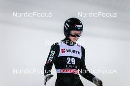 25.02.2022, Lahti, Finland (FIN): Artti Aigro (EST) - FIS world cup ski jumping men, individual HS130, Lahti (FIN). www.nordicfocus.com. © Modica/NordicFocus. Every downloaded picture is fee-liable.