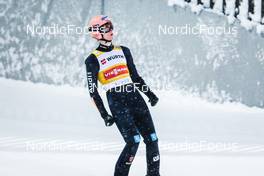 25.02.2022, Lahti, Finland (FIN): Karl Geiger (GER) - FIS world cup ski jumping men, individual HS130, Lahti (FIN). www.nordicfocus.com. © Modica/NordicFocus. Every downloaded picture is fee-liable.