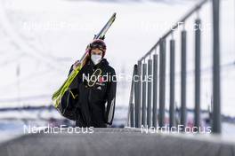 02.03.2022, Lillehammer, Norway (NOR): Constantin Schmid (GER) - FIS world cup ski jumping men, training, Lillehammer (NOR). www.nordicfocus.com. © Thibaut/NordicFocus. Every downloaded picture is fee-liable.