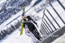 02.03.2022, Lillehammer, Norway (NOR): Killian Peier (SUI) - FIS world cup ski jumping men, training, Lillehammer (NOR). www.nordicfocus.com. © Thibaut/NordicFocus. Every downloaded picture is fee-liable.