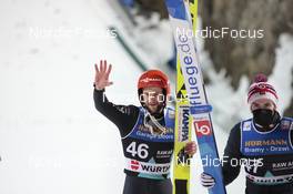 05.03.2022, Oslo, Norway (NOR): Markus Eisenbichler (GER), Marius Lindvik (NOR), (l-r)  - FIS world cup ski jumping men, individual HS134, Oslo (NOR). www.nordicfocus.com. © Modica/NordicFocus. Every downloaded picture is fee-liable.
