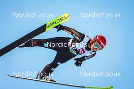 04.03.2022, Oslo, Norway (NOR): Katharina Althaus (GER) - FIS world cup ski jumping men and women, mixed team HS134, Oslo (NOR). www.nordicfocus.com. © Modica/NordicFocus. Every downloaded picture is fee-liable.