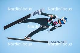 04.03.2022, Oslo, Norway (NOR): Eetu Nousiainen (FIN) - FIS world cup ski jumping men and women, mixed team HS134, Oslo (NOR). www.nordicfocus.com. © Modica/NordicFocus. Every downloaded picture is fee-liable.
