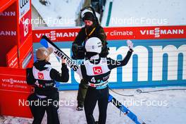 04.03.2022, Oslo, Norway (NOR): Sara Takanashi (JPN), Yukiya Sato (JPN), (l-r)  - FIS world cup ski jumping men and women, mixed team HS134, Oslo (NOR). www.nordicfocus.com. © Thibaut/NordicFocus. Every downloaded picture is fee-liable.