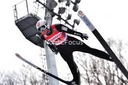 19.03.2022, Oberstdorf, Germany (GER): Robin Pedersen (NOR) - FIS world cup ski flying men, individual HS235, Oberstdorf (GER). www.nordicfocus.com. © Reichert/NordicFocus. Every downloaded picture is fee-liable
