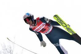 19.03.2022, Oberstdorf, Germany (GER): Niko  Kytosaho (FIN) - FIS world cup ski flying men, individual HS235, Oberstdorf (GER). www.nordicfocus.com. © Reichert/NordicFocus. Every downloaded picture is fee-liable