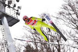 19.03.2022, Oberstdorf, Germany (GER): Dawid Kubacki (POL) - FIS world cup ski flying men, individual HS235, Oberstdorf (GER). www.nordicfocus.com. © Reichert/NordicFocus. Every downloaded picture is fee-liable