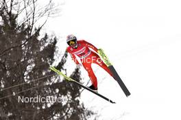 19.03.2022, Oberstdorf, Germany (GER): Simon Ammann (SUI) - FIS world cup ski flying men, individual HS235, Oberstdorf (GER). www.nordicfocus.com. © Reichert/NordicFocus. Every downloaded picture is fee-liable