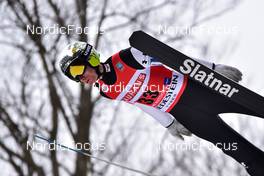 19.03.2022, Oberstdorf, Germany (GER): Cene Prevc (SLO) - FIS world cup ski flying men, individual HS235, Oberstdorf (GER). www.nordicfocus.com. © Reichert/NordicFocus. Every downloaded picture is fee-liable