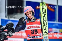 19.03.2022, Oberstdorf, Germany (GER): Karl Geiger (GER) - FIS world cup ski flying men, individual HS235, Oberstdorf (GER). www.nordicfocus.com. © Reichert/NordicFocus. Every downloaded picture is fee-liable